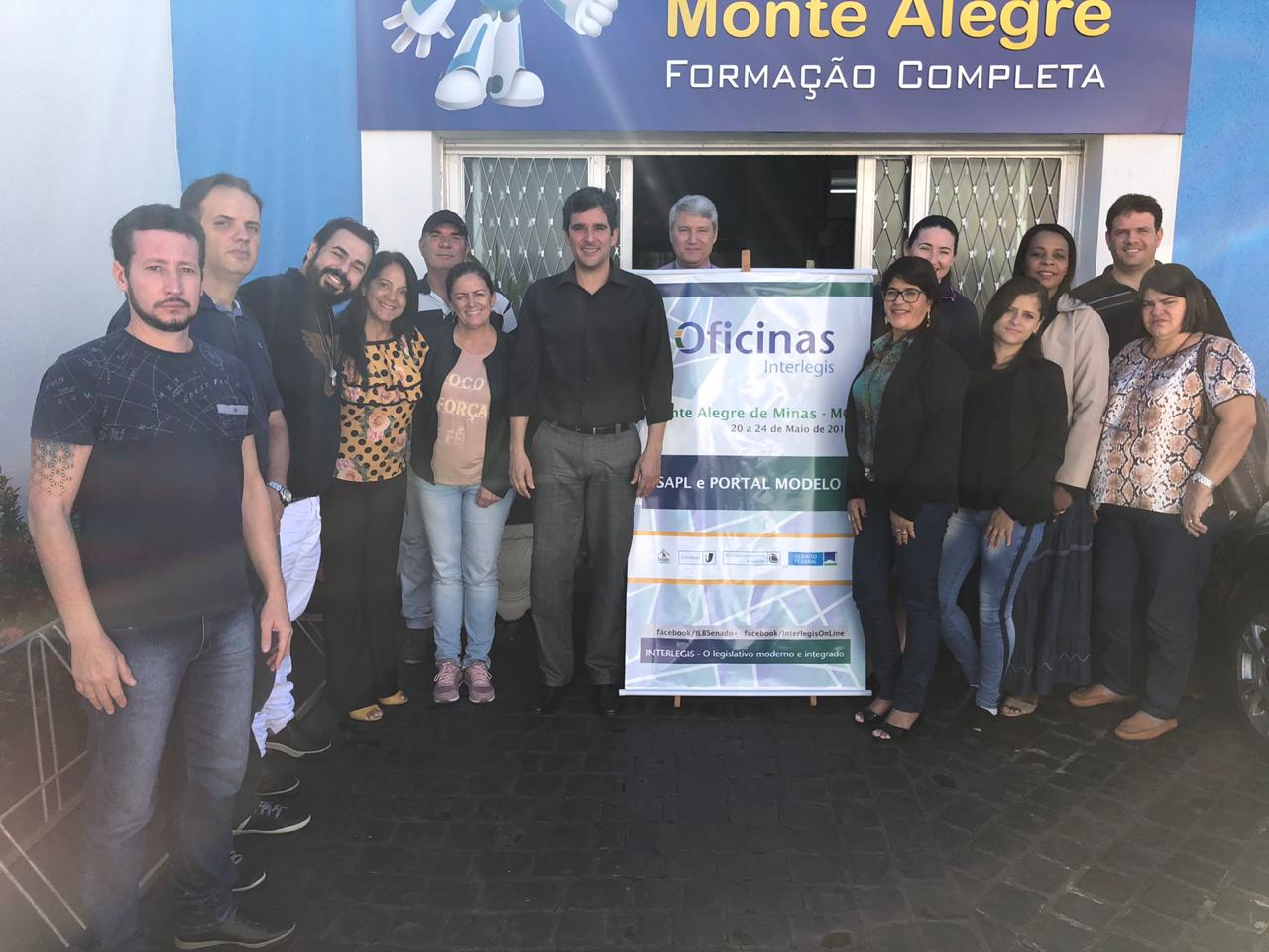 Monte Alegre-MG, Oficina de Portal Modelo e SAPL (20 a 24/05/19) 