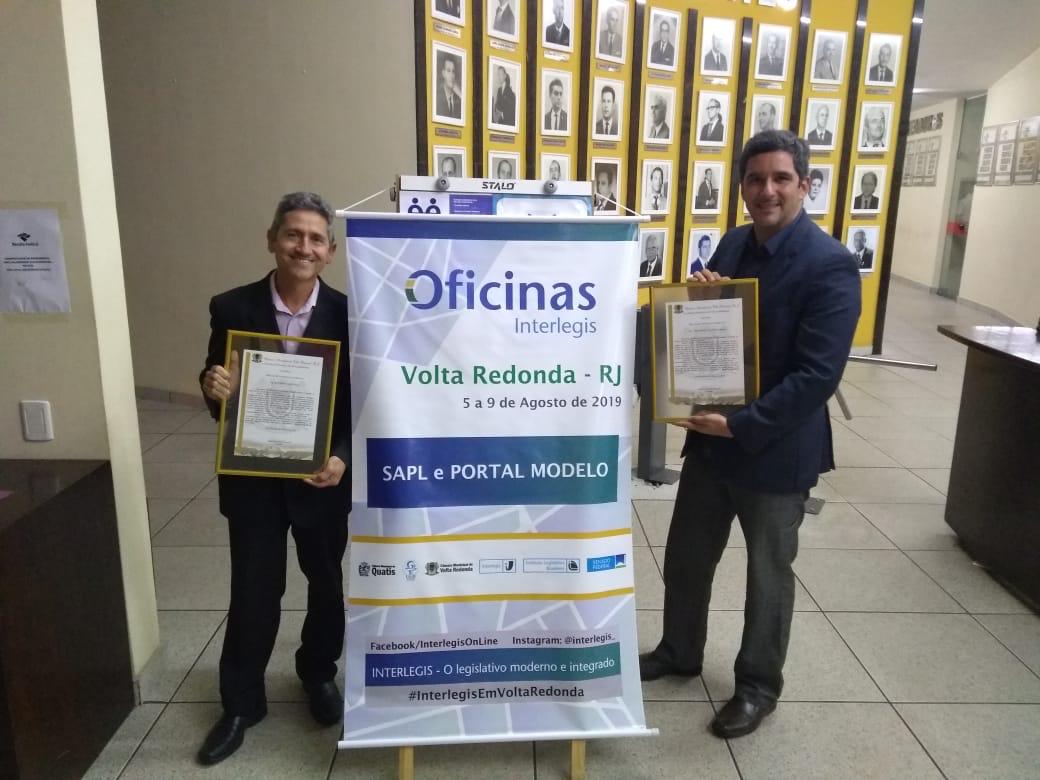 Volta Redonda - RJ, Oficina de SAPL e Portal Modelo (05 a 09/08/19) 