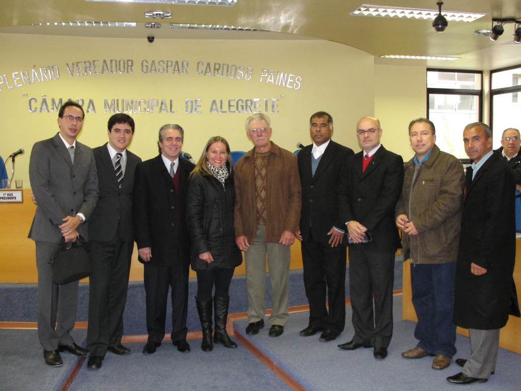 A Câmara Municipal de Alegrete/RS recebeu representantes da equipe técnica do Programa Interlegis