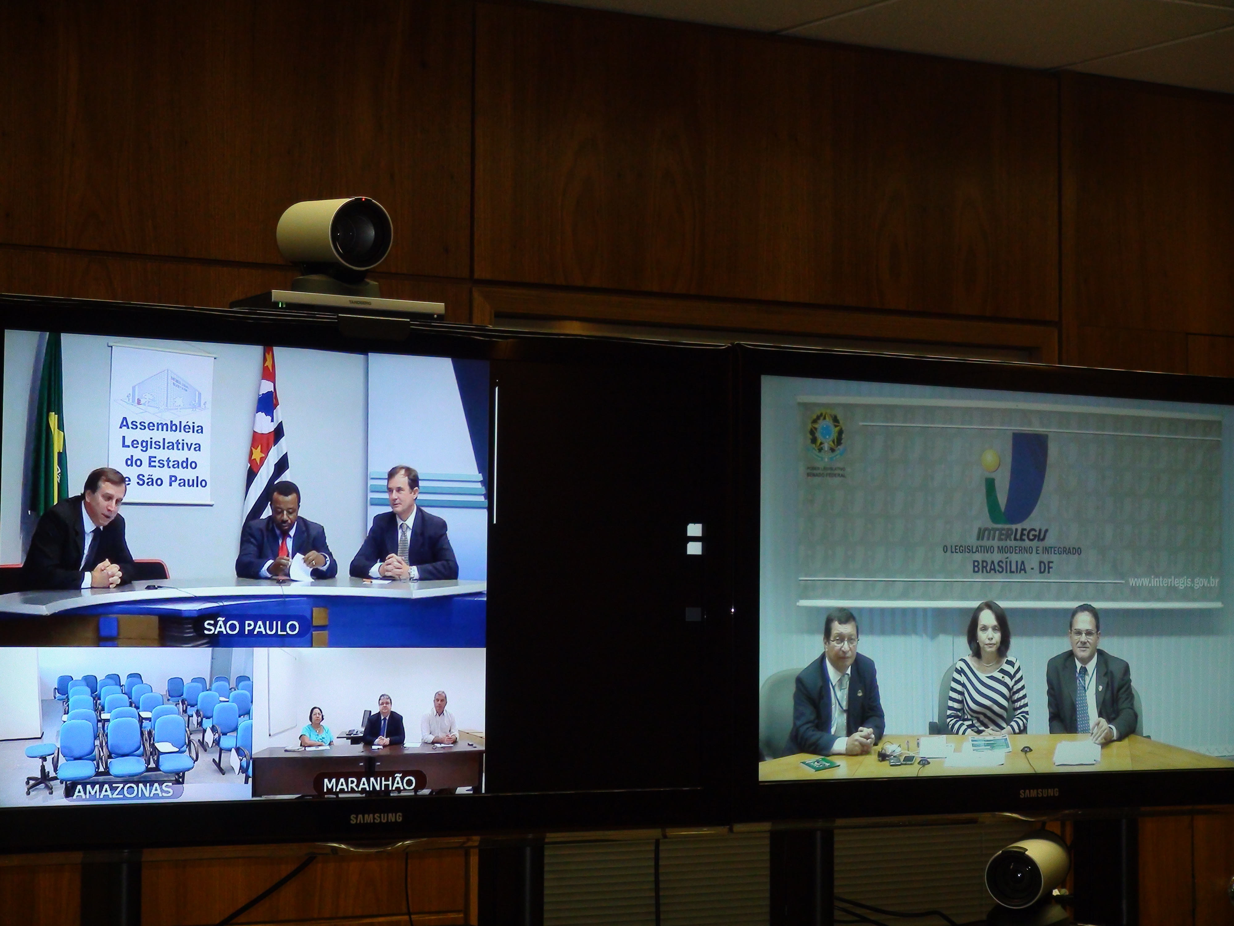 INTEGRAÇÃO -  Diretores-gerais e secretários de mesas discutem próximo encontro no Interlegis, por videoconferência