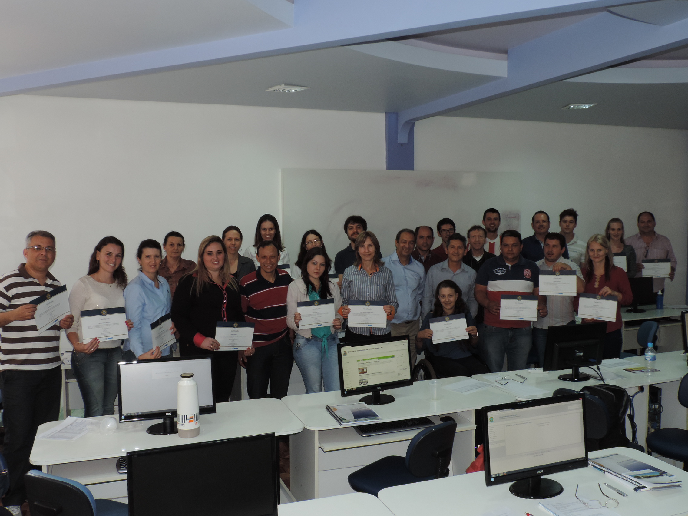 Interlegis certifica alunos que participaram dos cursos de Portal Modelo e SAPL em Erechim (RS)
