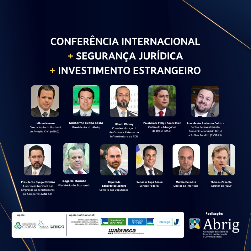 Conferência Internacional discute impactos da insegurança jurídica nos investimentos estrangeiros