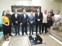 Presidente da Câmara Municipal de Macapá recebe coordenador do Interlegis 